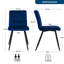 Leann Tufted Velvet Upholstered Back Side Chair-739582756