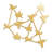 Free Birds Modern Abstract Wall Accent Sculpture Hanging Decoration Metal Wall Decor-124839190-124839191