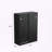 Marble Black Sliding Door Shoe Cabinet with 6 Layers-858855816