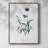 Imperial Blue Framed Print - Solid Wood-1224223278