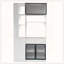 Grande armoire de rangement avec portes en verre, tiroirs et tablettes de présentation-1912186692