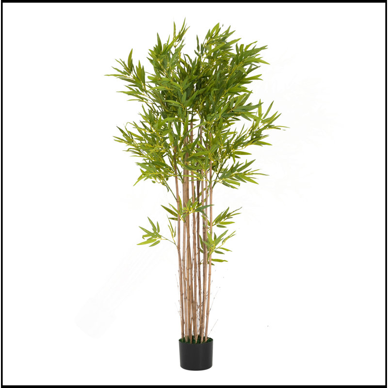 70 po bambou artificiel avec pot