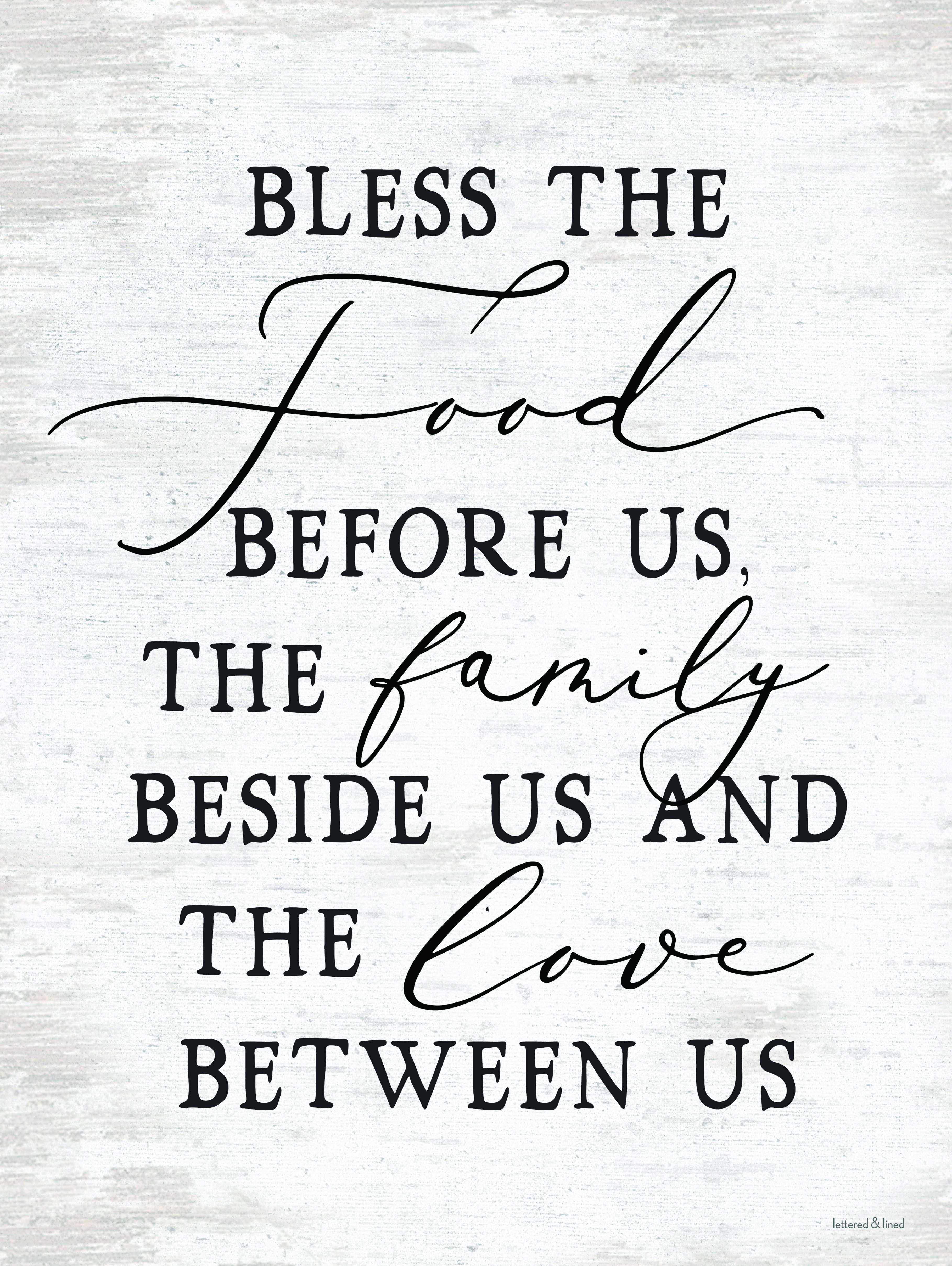 Trinx Bless The Food Before Us On Canvas Textual Art Wayfair