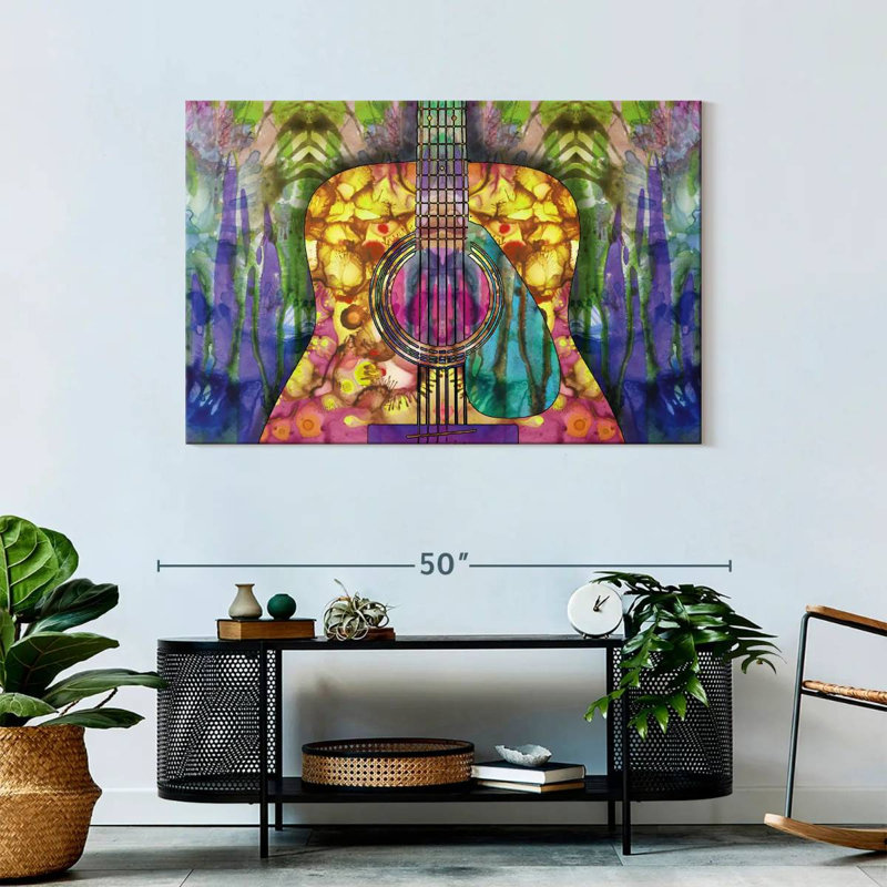 Abarca Creative Guitar, 30" H x 45" W