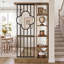 71" Tall Room Divider with Shelves