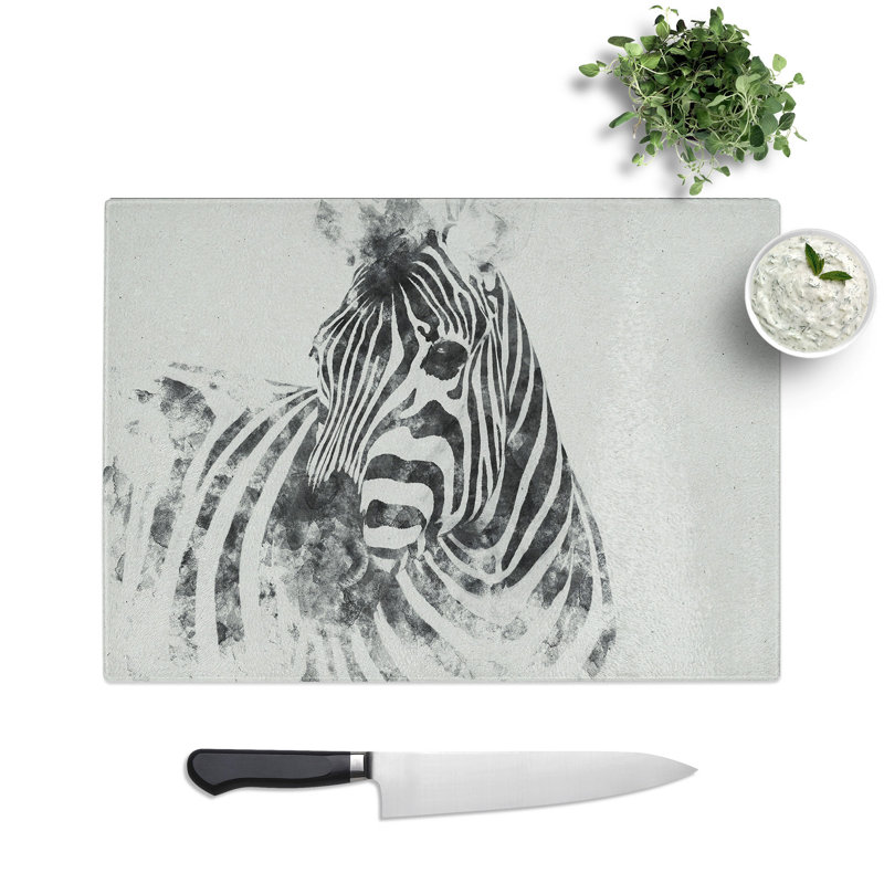 Zebra Vol.6 Chopping Board, 20cm W x 28.5cm L
