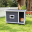Maison d'extérieur pour chat avec toit imperméable