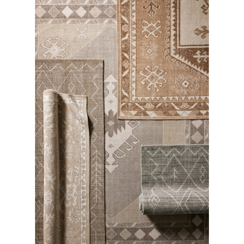 Tapis marocain noué à la main Celimar, Rectangle 8 pi x 10 pi, Gris