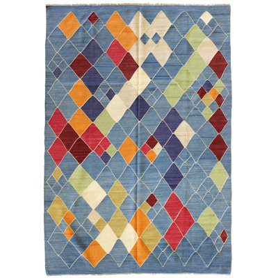 One-of-a-Kind 6'9" X 10'1" Flatweave Area Rug