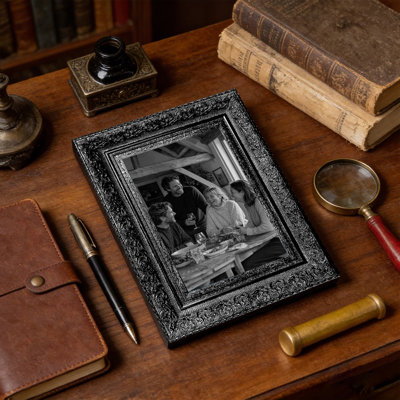 5" x 7" Black 1PC Landscape Picture Frame for Desk Decor