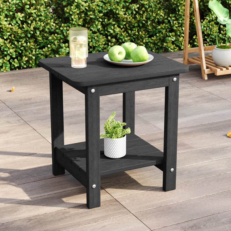 Table de bout pour l'extérieur Bertoncini, Noir