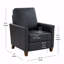 Similicuir bleu minuit moderne avec fonction inclinable-274678488