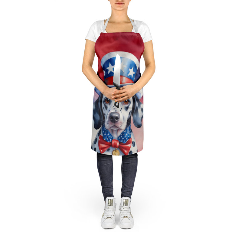 Patriotic American Apron, Dalmatian