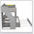 Twin Over Full Bunk Bed With Storage Staircase,  Trundle, Storage Shelves, LED And USB-1971696513