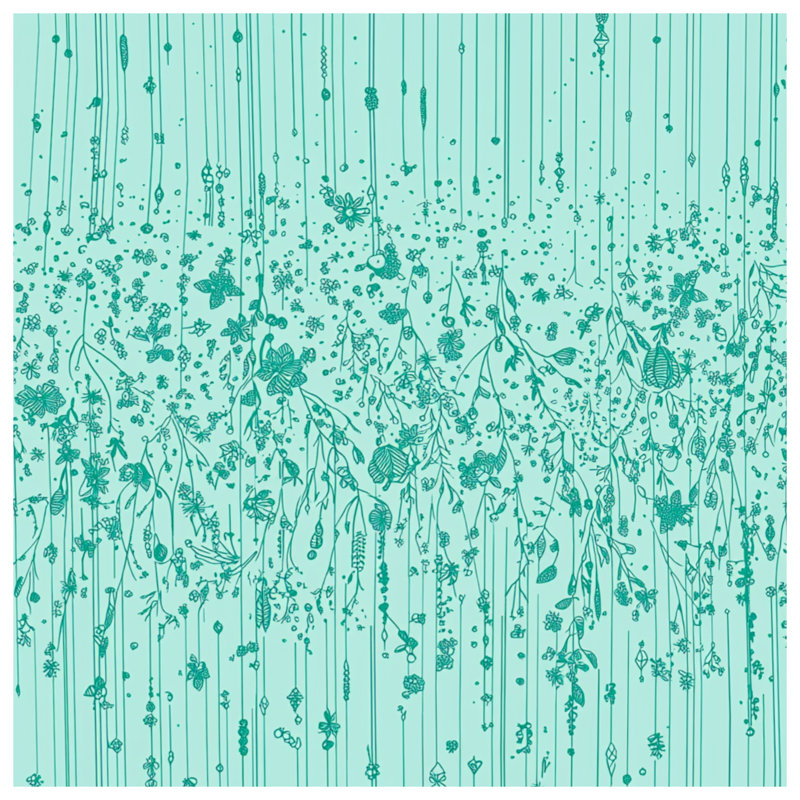 Tapis de bain à motif floral Boho, L 34 po x L 21 po