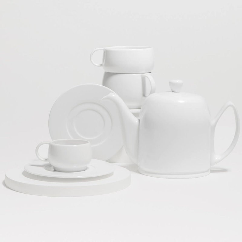 Teapot, 23 oz, White