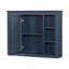 Pharmacie 35 po x 27,5 po, armoire de rangement murale pour salle de bain, armoire murale moderne avec miroir (ne pas inclure le meuble-lavabo)-2087953333