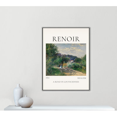 Old Masters Collection " A Road In Louveciennes " by Auguste Renoir