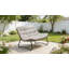Causeuse de patio avec coussin