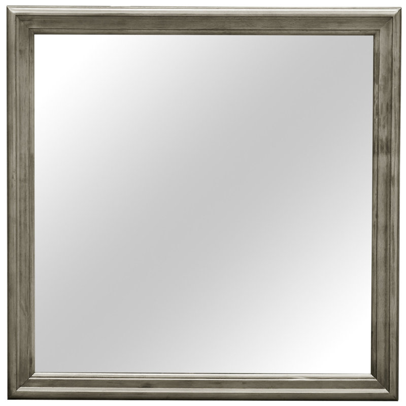 Miroir pratique moderne gris pour hall d'entrée - Glory Furniture G3105-m