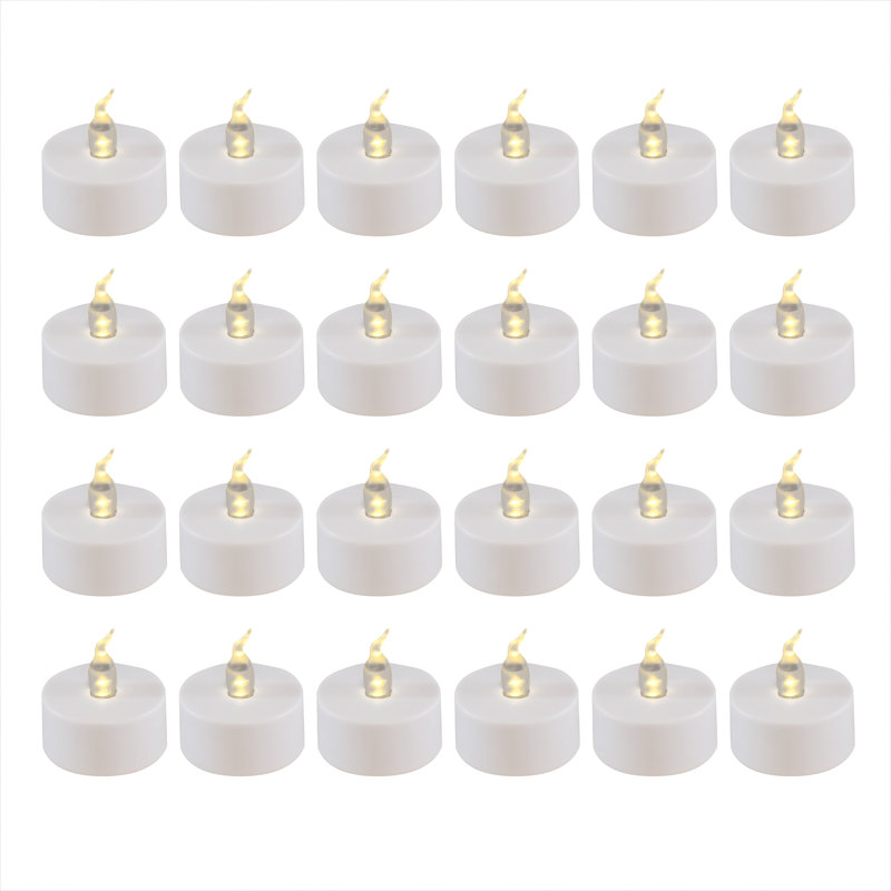 Battery Operated LED Tea Lights, White