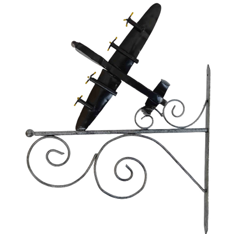 Mathers Metal Lancaster Bomber Wall Bracket