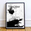 Galway City Map - No Frame Print-700698576