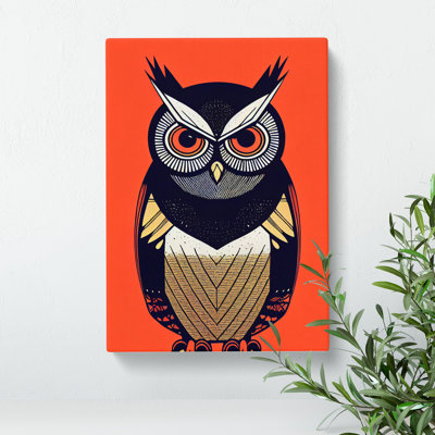 A Spirited Owl - Wrapped Canvas Print
