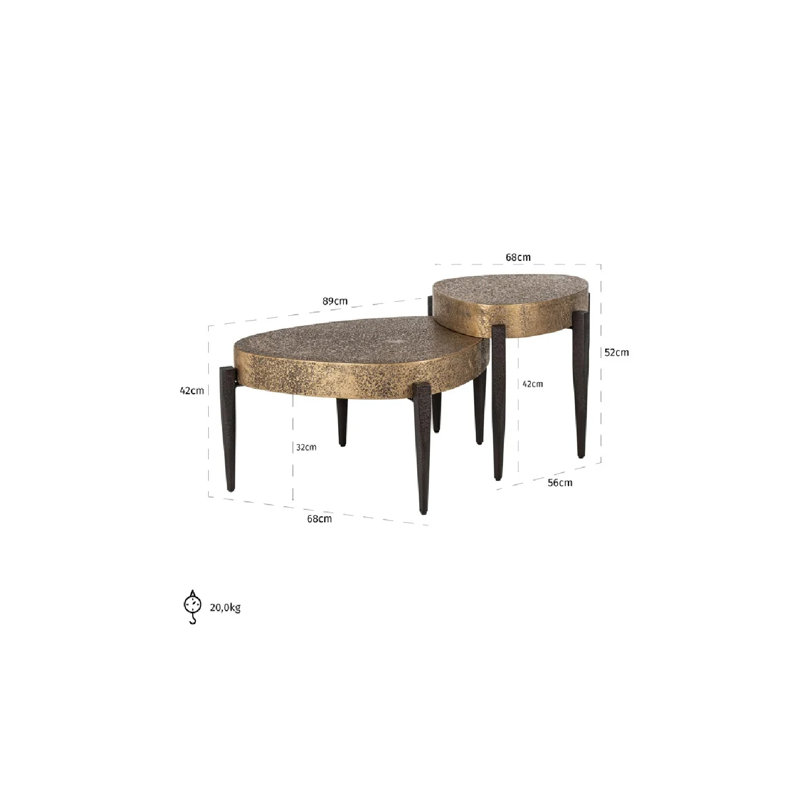 Marquee Nesting Coffee Table