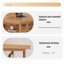 Bureau rectangulaire en bois massif Burlywood-1940308521