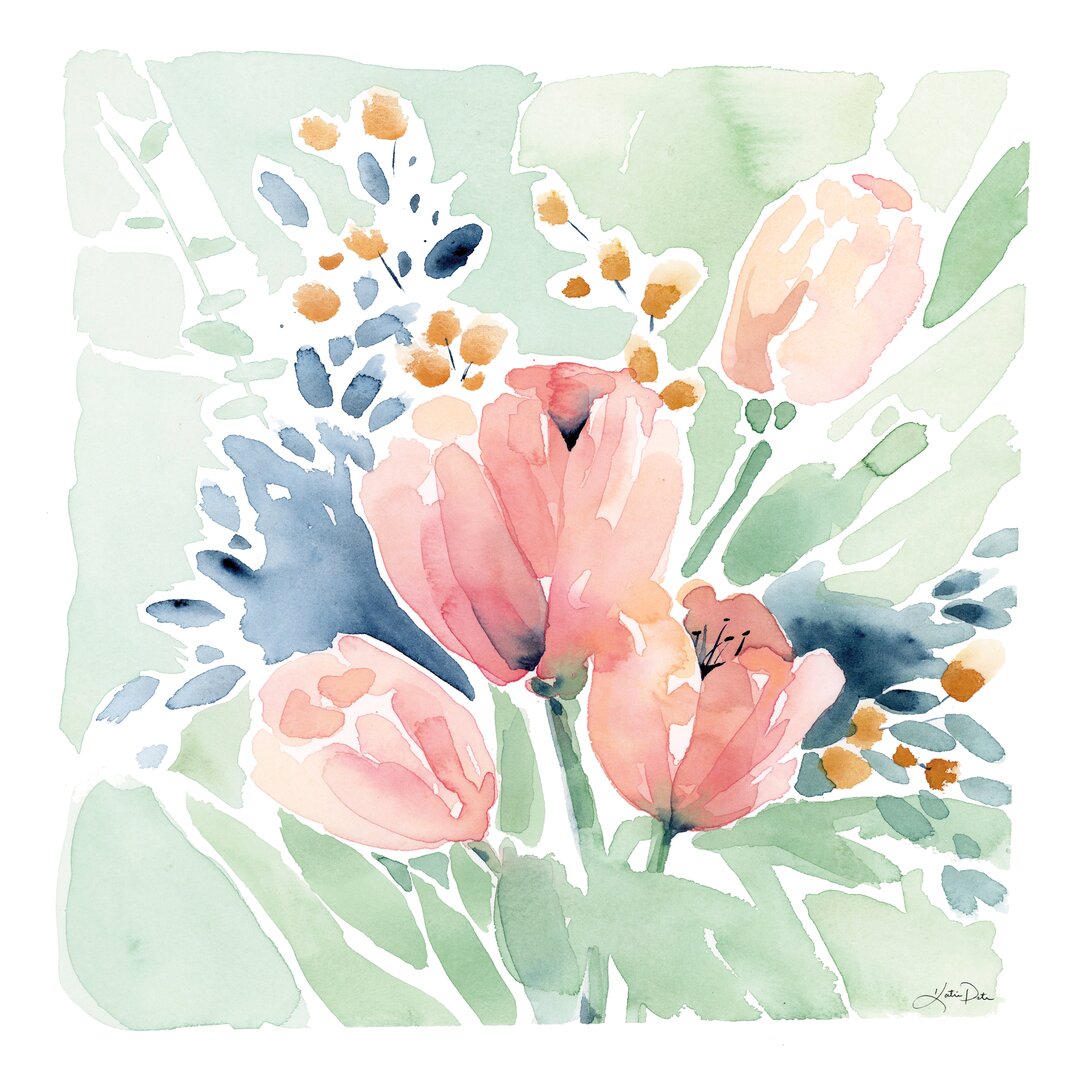 Leinwandbild Tulip Bower von Katrina Pete