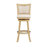 Avdija Rustic Upholstered Driftwood Swivel Bar Stool-1930783637-1930783643
