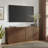 Render 4-Door Fluted Sideboard Cabinet TV Stand In Walnut-118806323