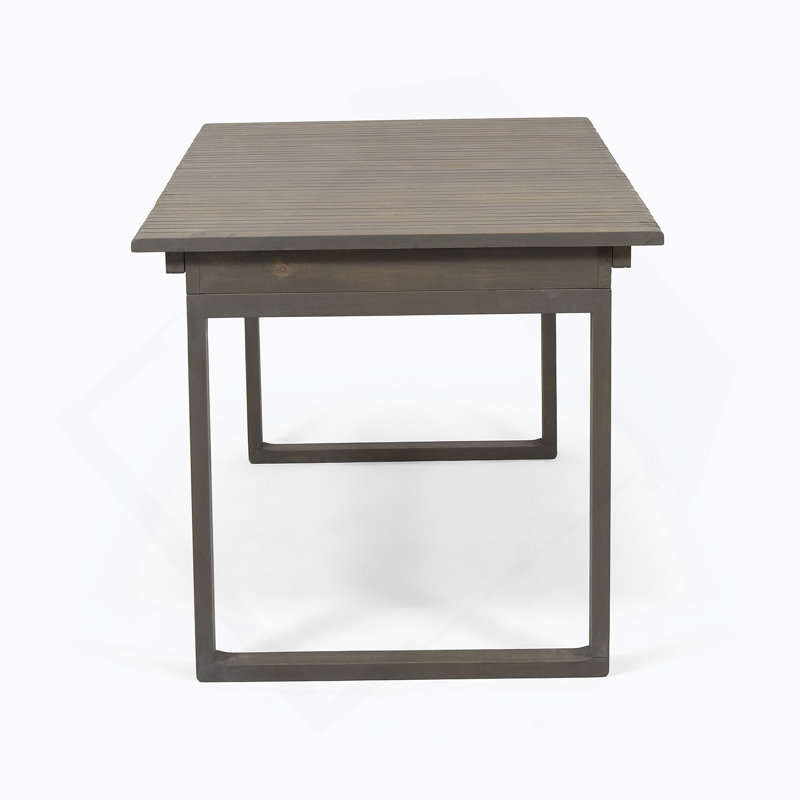Outdoor Expandable Wood Dining Table