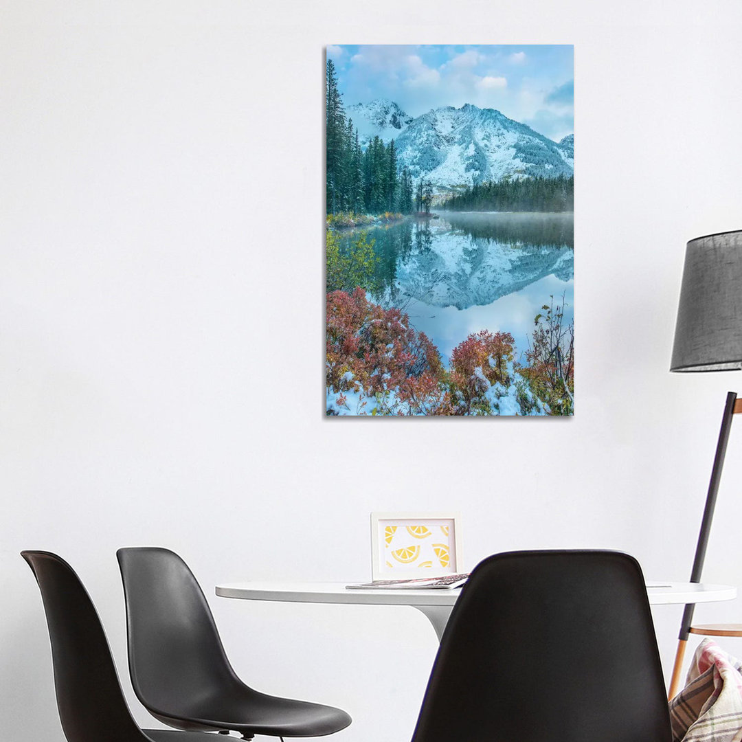 Grand Tetons From String Lake, Grand Teton National Park, Wyoming II by Tim Fitzharris - Wrapped Canvas Print