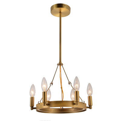 Quanah 6 - Light Unique/Statement Pendant
