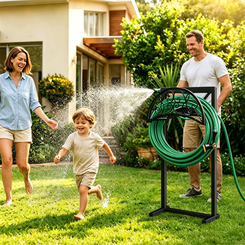 Support de boyau d'arrosage pour jardin