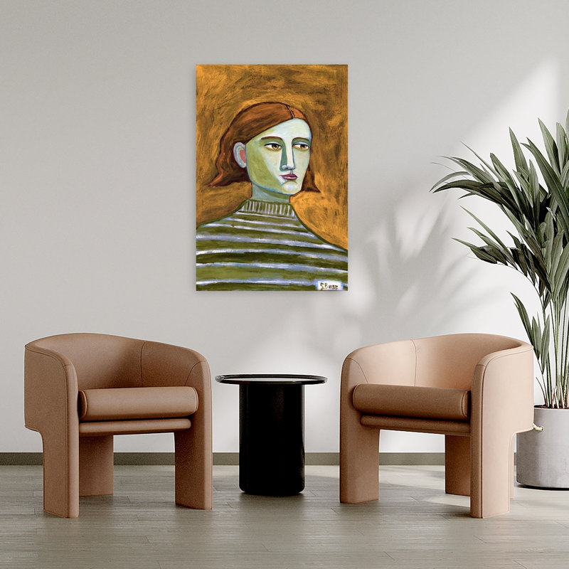 Art contemporain, art contemporain abstrait, H 36 po x l 24 po