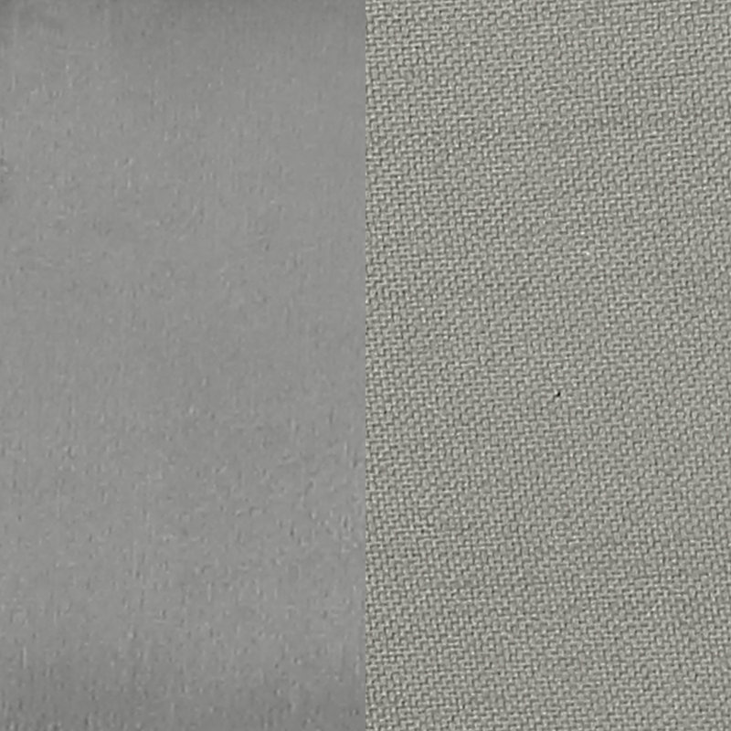 Fauteuil d'appoint à oreilles Elle Decor, Gris bicolore français
