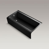 Bellwether® 60" x 30.25" Alcove Soaking Cast Iron Bathtub