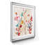 Fleurs sauvages arc-en-ciel II - Estampe botanique vintage, encadrée sous verre et sous passe-partout, décoration murale pour salon et salle à manger-364013433-364013437