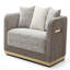 Causeuse, brun / beige clair-1031078127