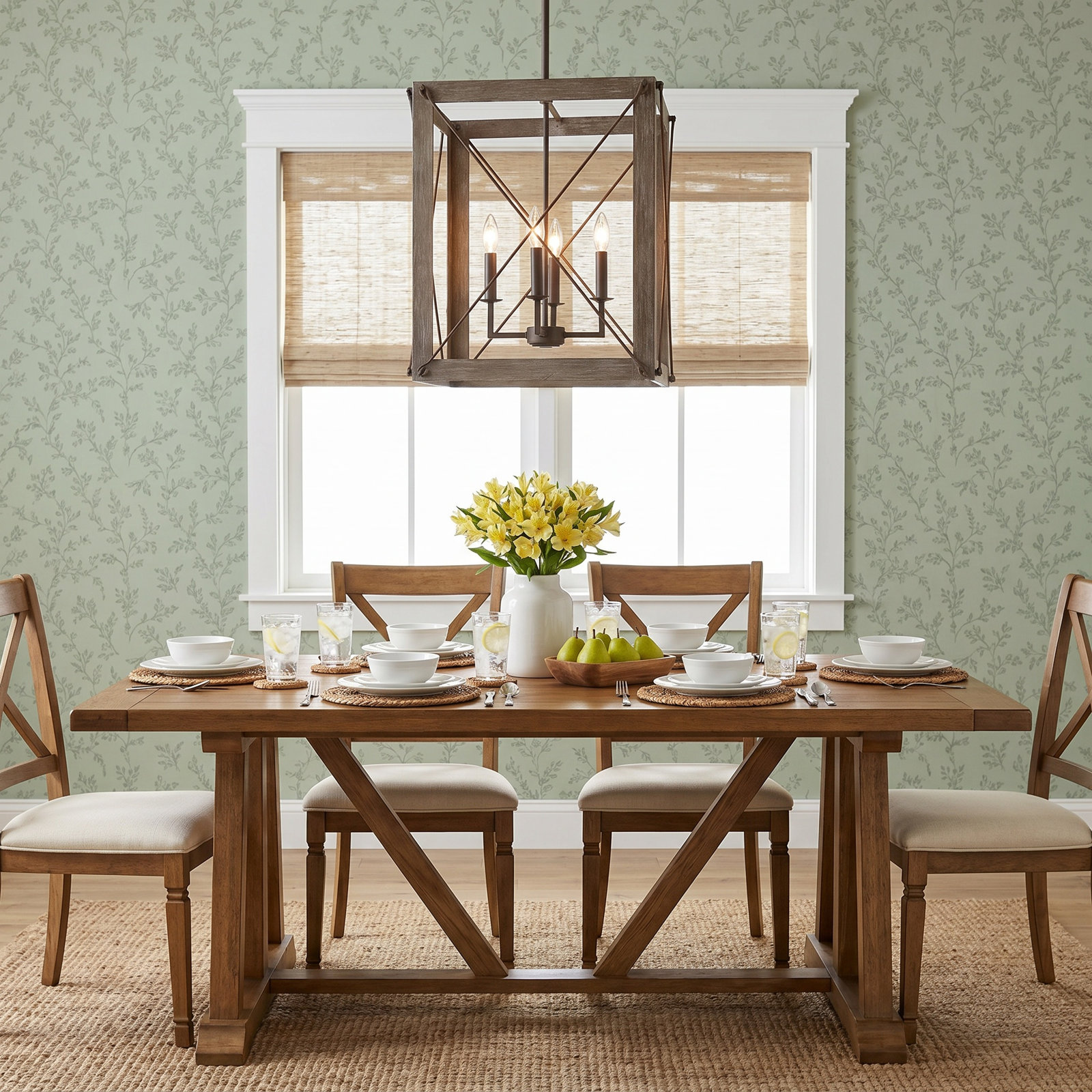 Agnes 4 - Light Dimmable Lantern Chandelier, 4W