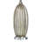 Poly Table Lamp - Laslo Silver - White Shade