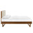 Bridgette Wood Platform Bed with Angular Frame-318441809-318441811