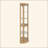 Lighted Corner Curio Cabinet - Elegant Glass Display Case For Living Room & Bar Storage - Perfect For Antique Collections & Wine - Includes Built-In Lighting-1087997100