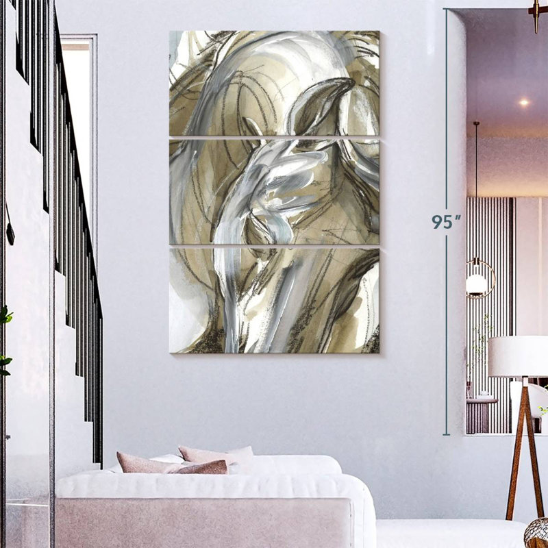 Avery Horse Abstraction I, 32" H x 20" W