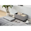 Coffre de rangement pour la maison - Gris, 16,1 x 29,9 15,7 pouces, solution d'économie d'espace avec table de salon polyvalente avec 16 30