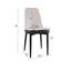 Ensembles de table de salle à manger extensible avec chaises, MDF et PU, industriel moderne pour la cuisine