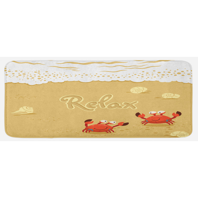 Tapis de cuisine crabes